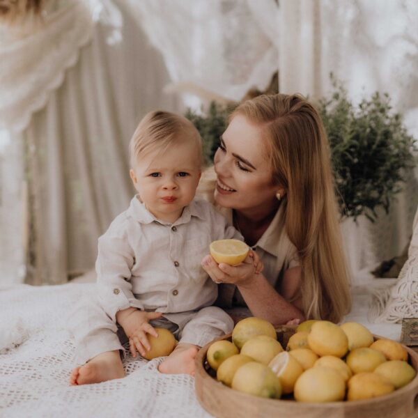 Cytrynowy roczek w szklarni